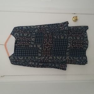 Loft Shift long sleeve dress